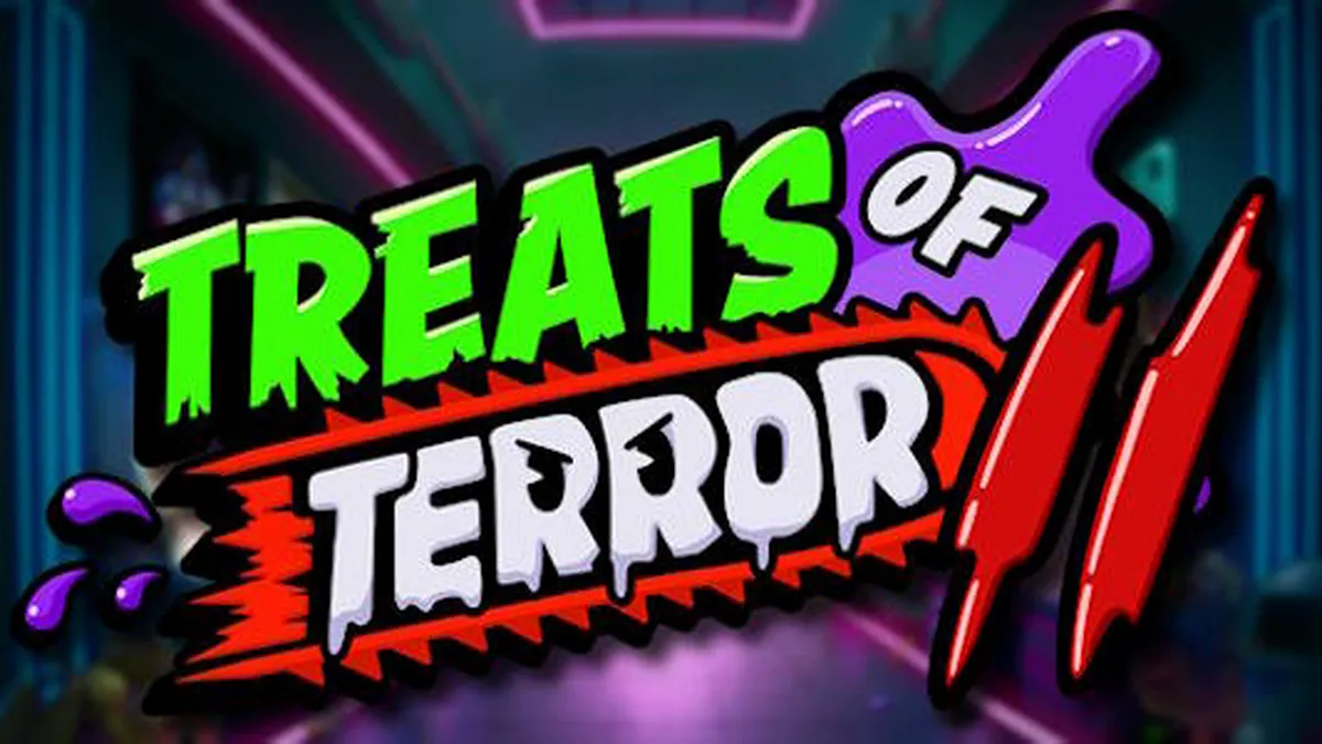 Visual bertema makanan menyeramkan dalam slot Treats of Terror II